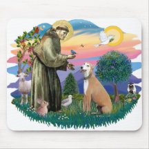 Greyhound (light red) mouse pads