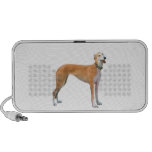 Greyhound - Light red standing Mp3 Speakers