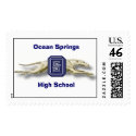 Greyhound Logo, Ocean Springs High School postage
