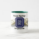 Greyhound Logo, Ocean SpringsGreyhounds mugs