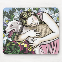 Greyhound Lover mousepads