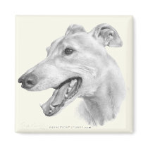 Greyhound Refrigerator Magnet
