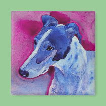 Greyhound Magnet - "Blue Boy" magnets