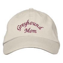 Greyhound Mom Cute Embroidered Baseball Cap