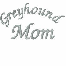 Greyhound Mom Embroidered Ladies Cotton T Shirt embroidered shirts by SmilinEyesTreasures Greyhound Mom Embroidered Ladies Cotton T Shirt embroidered shirts