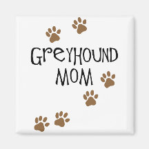 Greyhound Mom Refrigerator Magnets