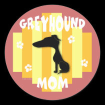 Greyhound Mom Stickers stickers