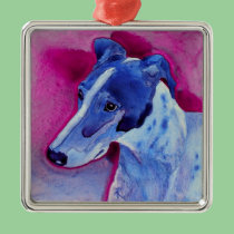Greyhound Ornament - "Blue Boy" ornaments
