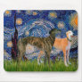 Greyhound Pair - Starry Night Mouse Pads