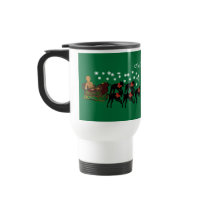 Greyhound Personalized Christmas Holiday Mug