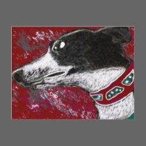 Greyhound Postcard
