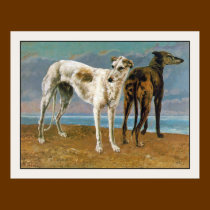 Greyhound Poster/Print:  Two Greyhounds posters