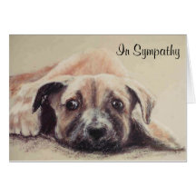 Greyhound puppy card personalize it yourself