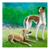 Greyhound Racing Dogs Poster posters by twopurringcats Greyhound Racing Dogs Poster posters