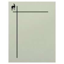 "Greyhound Silhouette" letterhead