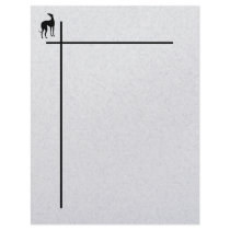 "Greyhound Silhouette" letterhead by cowboyannie "Greyhound Silhouette" letterhead
