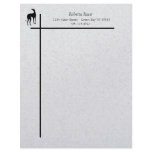 "Greyhound Silhouette" Letterhead Template