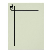 "Greyhound Silhouette" Letterhead Design