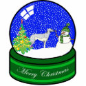 greyhound snow globe photo sculptures by TheDogShop greyhound snow globe photo sculptures