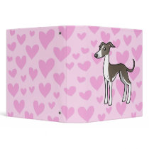 Greyhound / Whippet / Italian Greyhound Love Binders