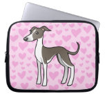 Greyhound / Whippet / Italian Greyhound Love Laptop Computer Sleeves