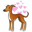 Greyhound / Whippet / Italian Greyhound Love shirt