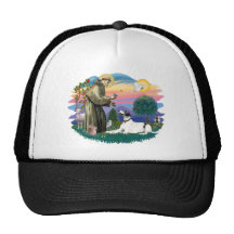 Greyhound (white-black) mesh hats