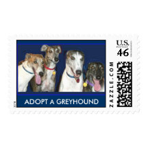 Greyhounds, ADOPT A GREYHOUND Postage