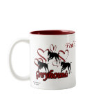 Greyhounds Hearts Love Dog Lover Coffee Mug