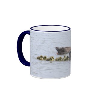 Greylag Family mug