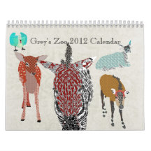 Grey's Zoo 2012 Calendar