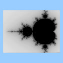 Greyscale Mandelbrot Set posters by DGlover Greyscale Mandelbrot Set posters