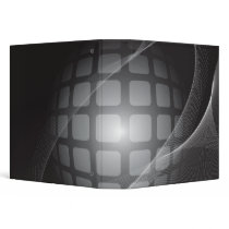 greyscale orb abstract notebook binders