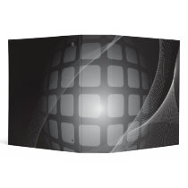 greyscale orb abstract notebook binders