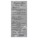 greyscale swirly modern floral wedding rack cards