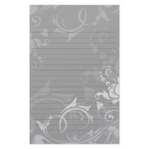 greyscale swirly modern floral wedding stationery design