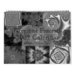 Greytone Fractals 2009 Calendar by KClarkin-Wieser