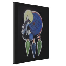 GreyWolf Dreaming Canvas Prints