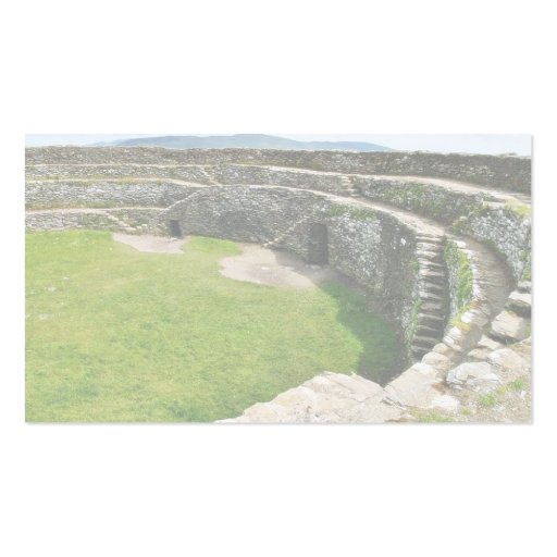 Griahan Of Aileach Stone Fort Business Card (back side)