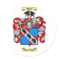 grice round sticker