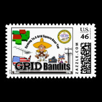 Grid Bandit Postage stamps