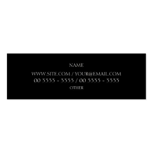 Grid Business Card Template (back side)