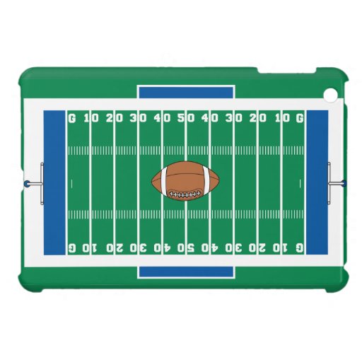 grid iron football field graphic cover for the iPad mini