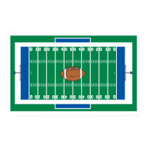 grid iron football field graphic posters