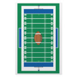 grid iron football field graphic personalized stationery