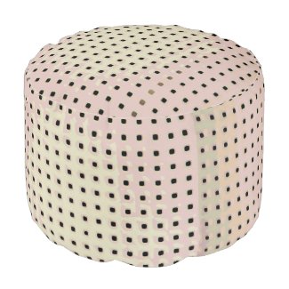 Grid Pattern from a Chair Round Pouf