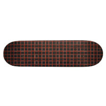 'GRID' (RED & BLACK) skateboard