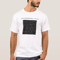 Grid with phantom dots t-shirts
