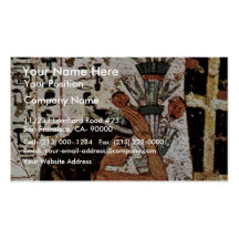 Grieving Widow Of The Mummy By Maler Der Grabkamme Business Cards