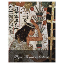 Grieving Widow Of The Mummy By Maler Der Grabkamme Custom Flyer